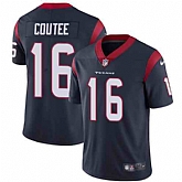 Nike Men & Women & Youth Texans 16 Keke Coutee Navy NFL Vapor Untouchable Limited Jersey,baseball caps,new era cap wholesale,wholesale hats